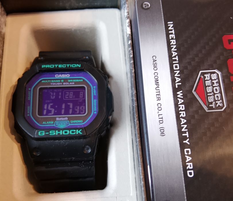 Zegarek CASIO G-Shock Original Bluetooth Tough Solar GW-B5600BL-1ER