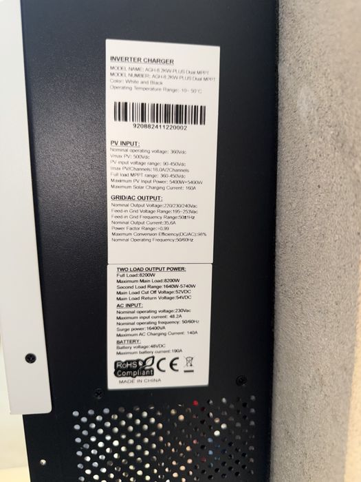 Inversor hibrido 8.2 kW