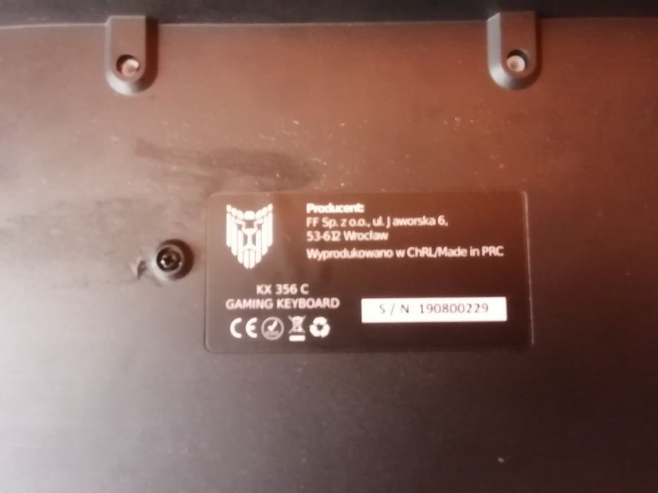 Klawiatura liocat wild game kx 356 c