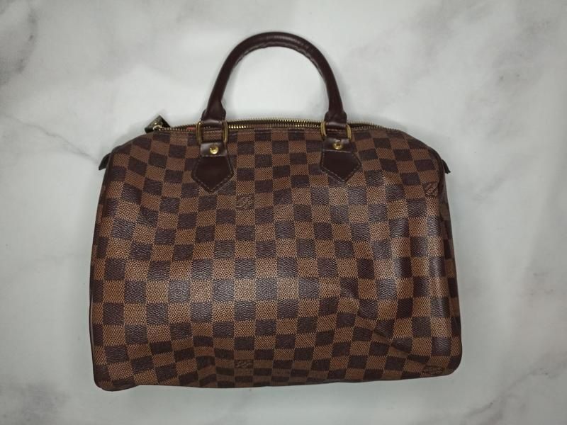LV Louis Vuitton Speedy Damier Ebene