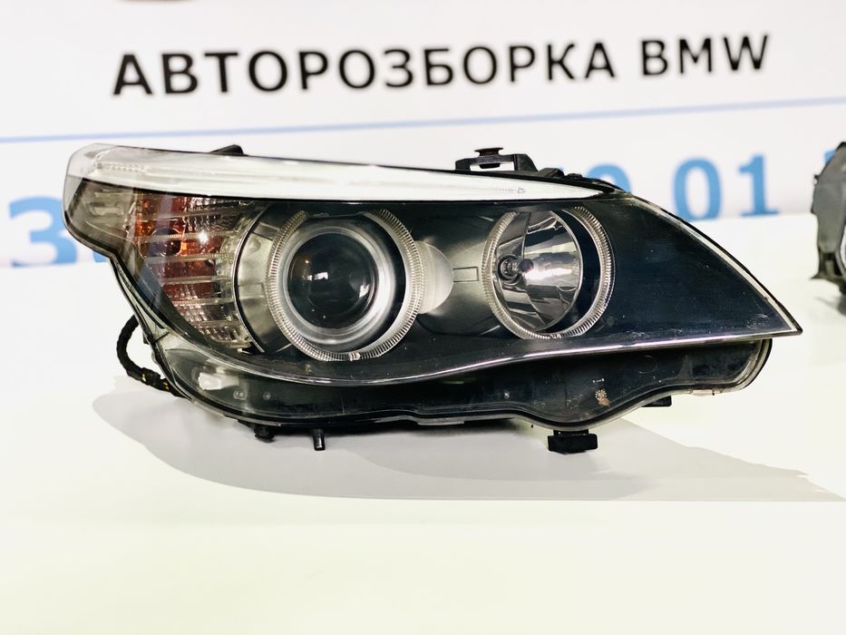 Фари BMW E60 E61 Рестайлінг Галоген з Лінзою Фара Права Ліва Е60 Е61
