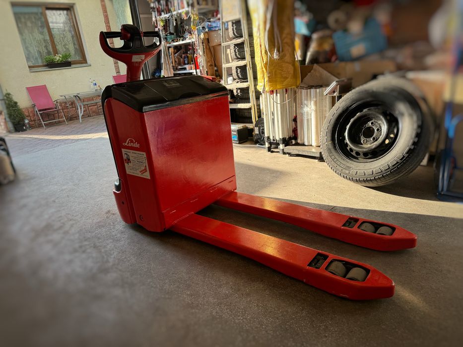 Електричний візок (рокла) електро навантажувач Linde T16