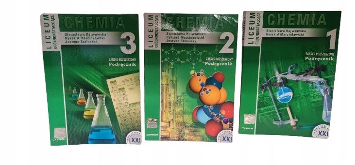 Chemia 1-3 Podręcznik liceum Rozszerzenie Hejwowska Operon