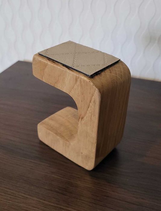 Ekspozytor, stojak na zegarek z drewna dębowego, prezent, handmade