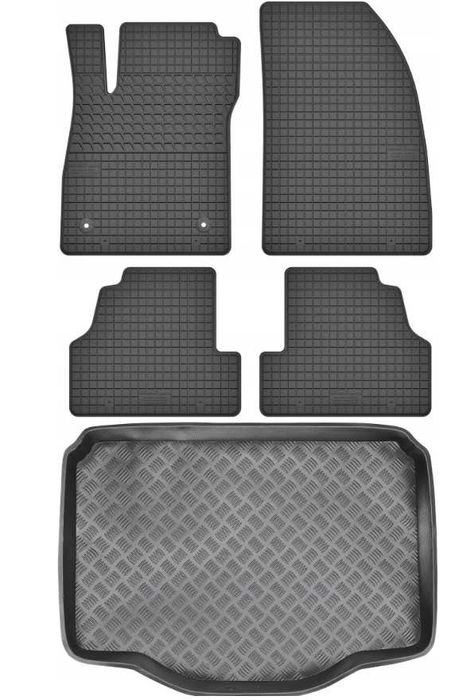 Citroen C1 II Toyota Aygo II dywaniki gumowe i mata bagażnika