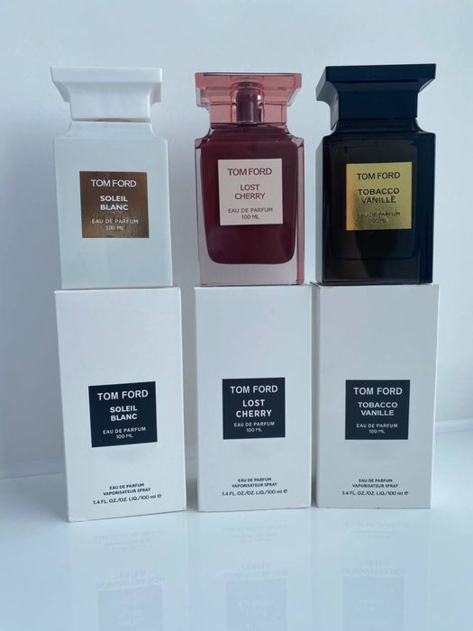 Духи Tom Ford Lost Cherry, Tobacco Vanille, Soleil Blanc 100 ml.