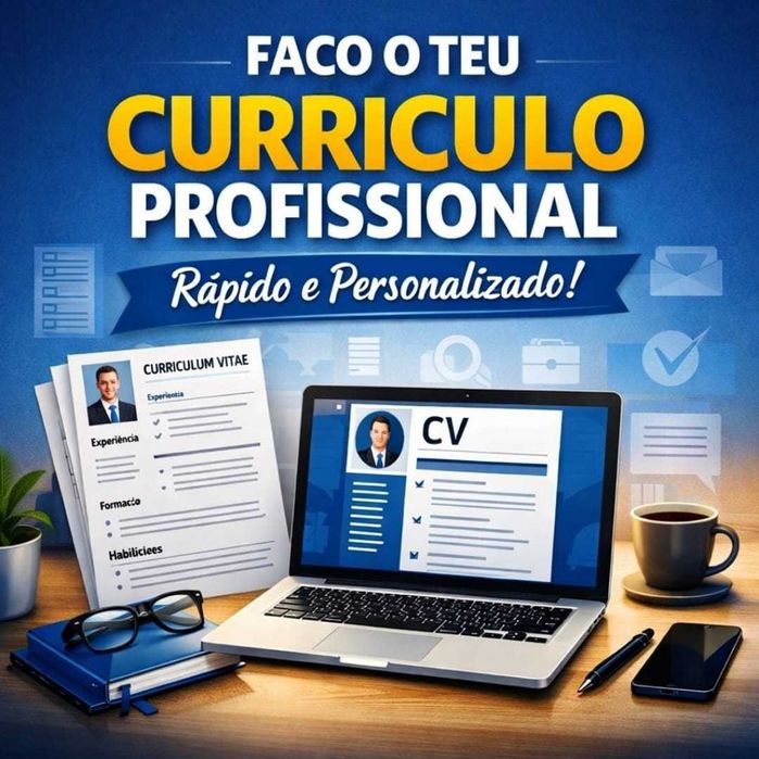 Faço o teu CV Profissional - C/ envio no próprio dia