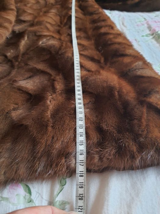 Futro naturalne z norek r. 48/50