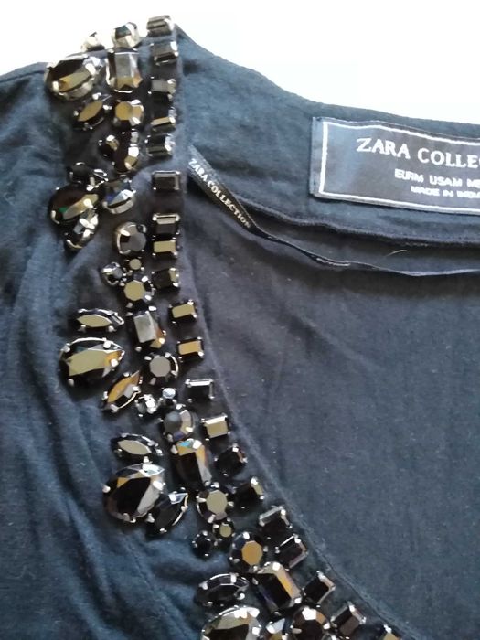 czarna bluzka Zara Collection rozm. M