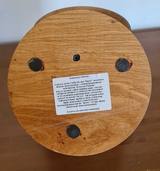 Dębowa beczka "termo"