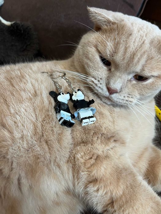 Лего Брелок Микки Маус Мальчик и Девочка LEGO Mickey Mouse KeyChain