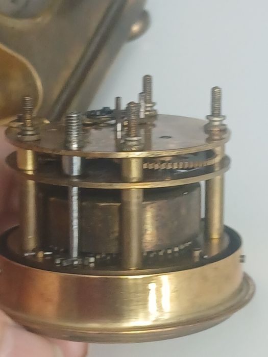 Zegar mosiężny antyk kolekcjonerski