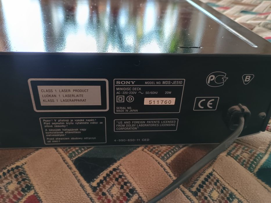 Міні дискова дека  Sony MDS 510