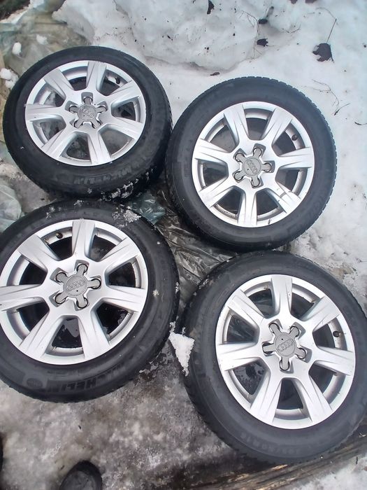 Колеса ауді Audi а4б8 R16 5×112 з зимнею резиною