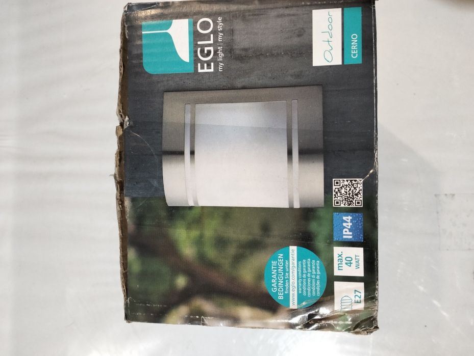 zewnętrzna lampa ścienna EGLO Cerno (model 30191)