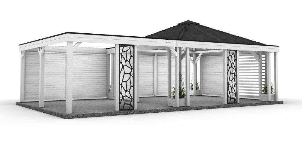 Altana Altanka Drewniana Pergola Altana Ogrodowa Altana Nowoczesna