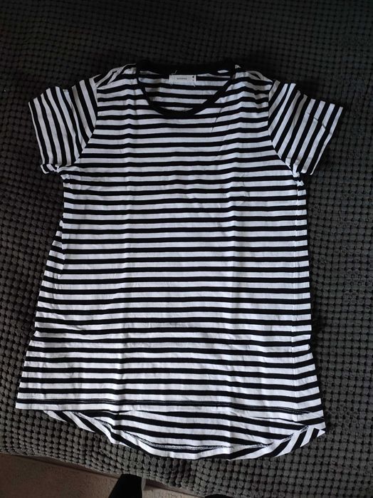 Bawełniany t-shirt w paski Reserved xs