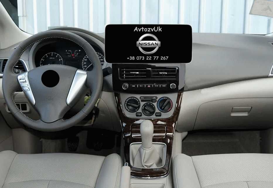 Магнітола JUKE KICKS Nissan SENTRA BLUEBIRD SYLPHY CarPlay Андроїд 16