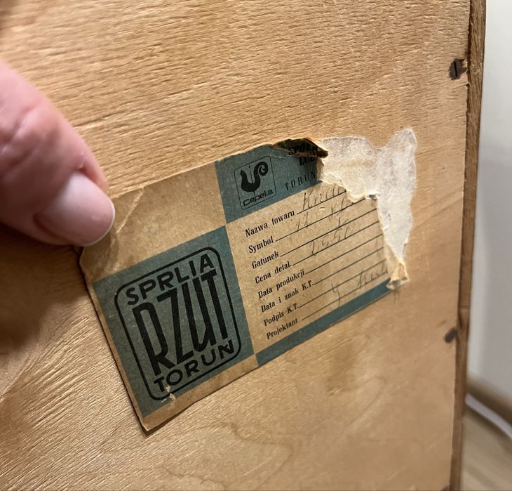 Komoda PRL po renowacjj handmade