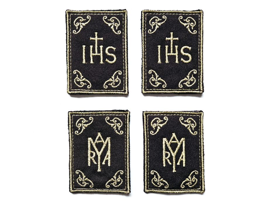 Naszywka aplikacja Hostia IHS 4 szt.