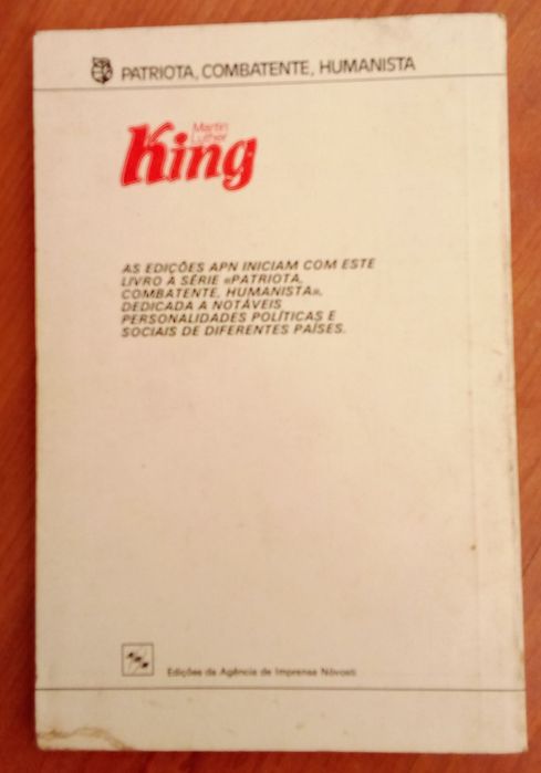 Livro "Martin Luther King"  de Stanislav Kondrachov