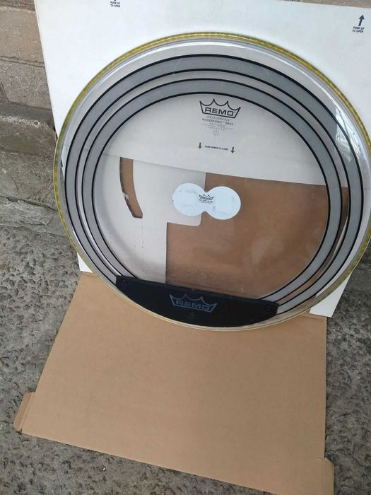Пластик 22" REMO USA для бас бочки барабана оригинал