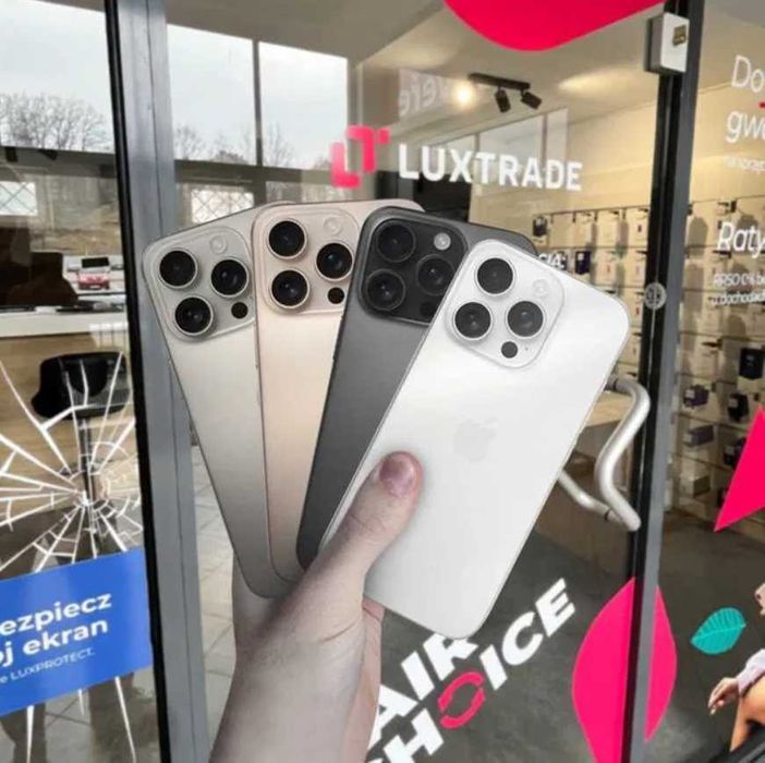 JAK NOWY | IPHONE 16 PRO MAX 256GB | 2 lata gwarancji! | Różne kolory