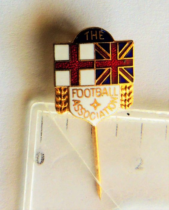 igła przypinka Federacja Piłki Nożnej Wielka Brytania