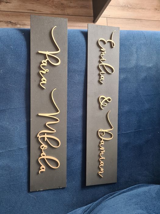 Tablice rejestracyjne Ślub Para Młoda