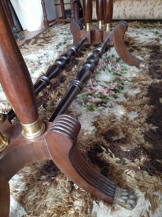 Grande mesa de jantar estilo império extensível muito bom preço