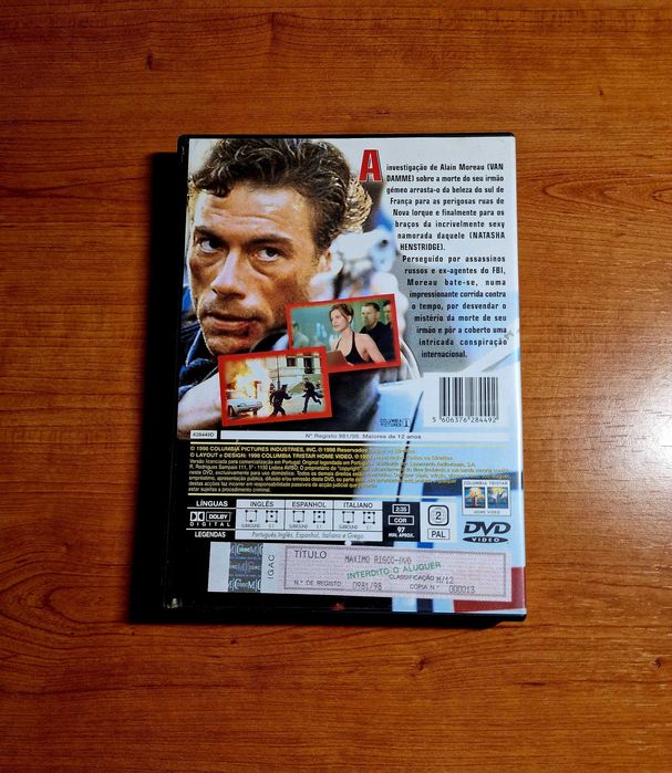 MÁXIMO RISCO (Jean Claude Van Damme/Natasha Henstridge)