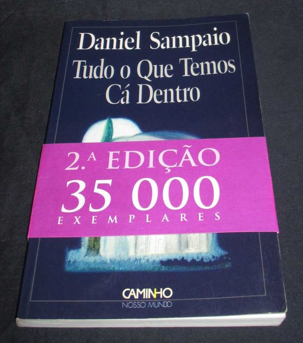 Livro Tudo o Que Temos Cá Dentro Daniel Sampaio