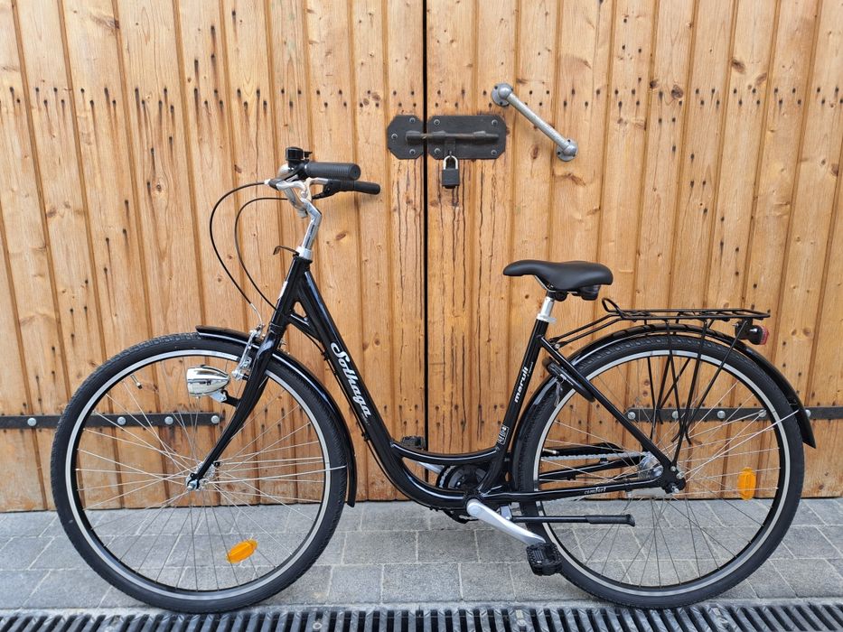 NOWY Rower miejski szwedzki Sothanga Gazelle Nexus 7 czarny łabędź 28