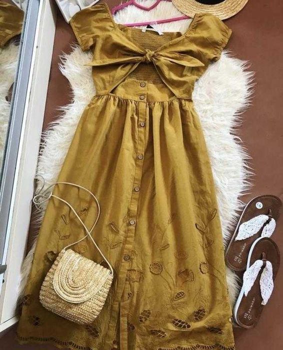 Хлопкова літня сукня сарафан з прошвою zara індія оригінал