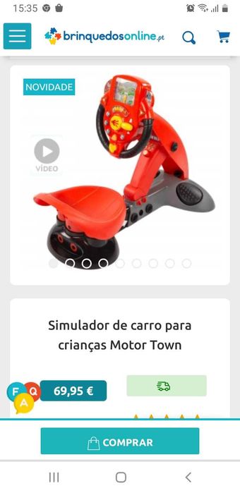 Simulador de condução