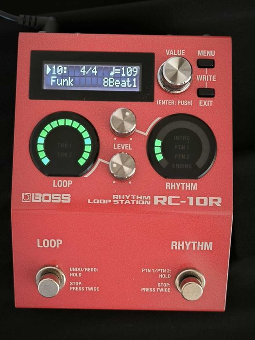 Loopstation Boss RC-10R – Looper + Ritmos | Como nova