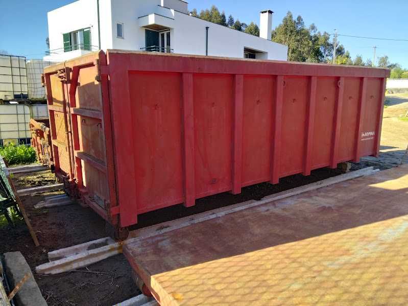 Contentor resíduos de obra, verdes etc.