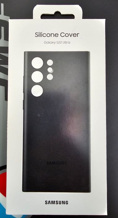 Samsung Silicone Cover S22 Ultra - Czarne, Nowe
