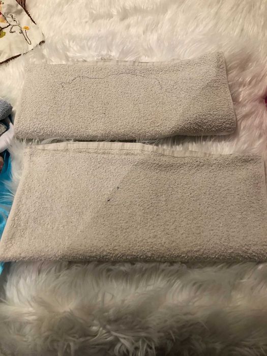 2 toalhas de maos brancas