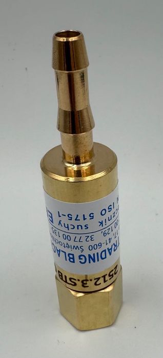 Bezpiecznik przypalnikowy tlen EBp-O 6,3 mm-G1/4