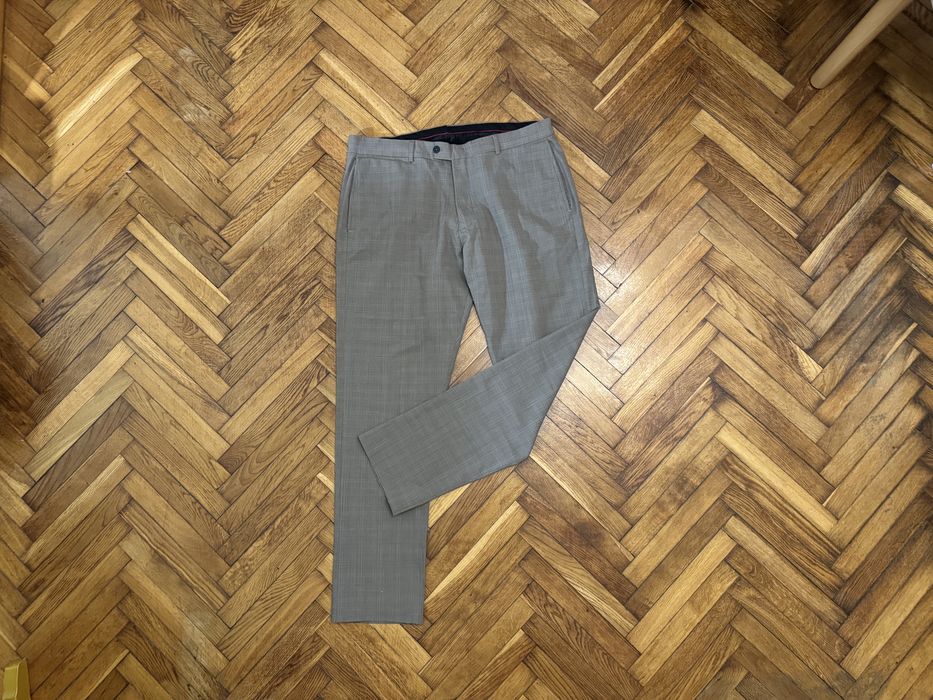 Spodnie męskie w kratkę