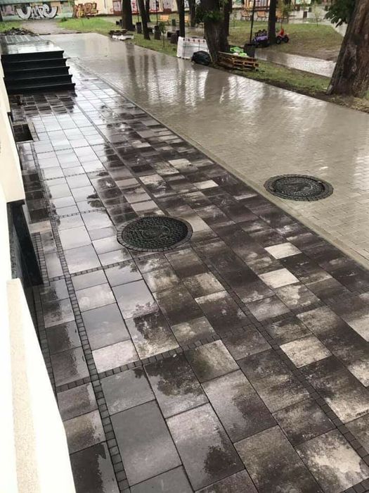 Бруківка тротуарна плитка костка  встановлення продаж доставка Коломия