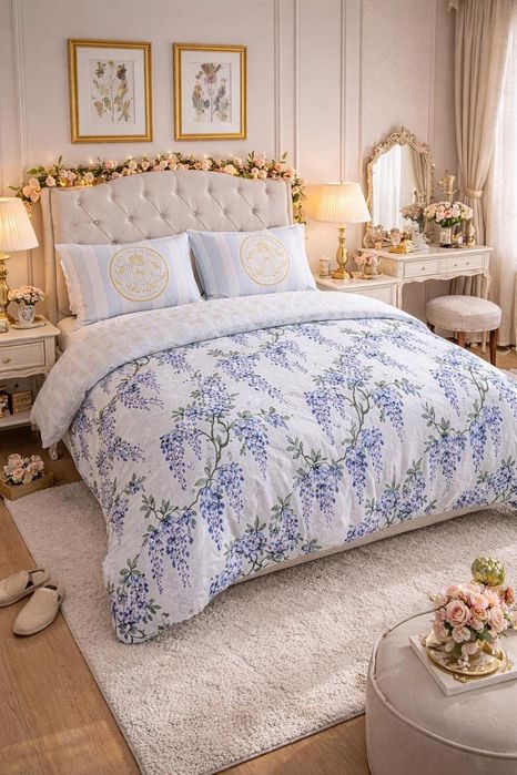 Англійська постільна білизна Brigerton Бріджертони - євро комплект