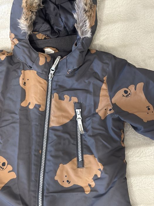 Зимовий дитячий комбінезон hm 9-12м , 80 розмір