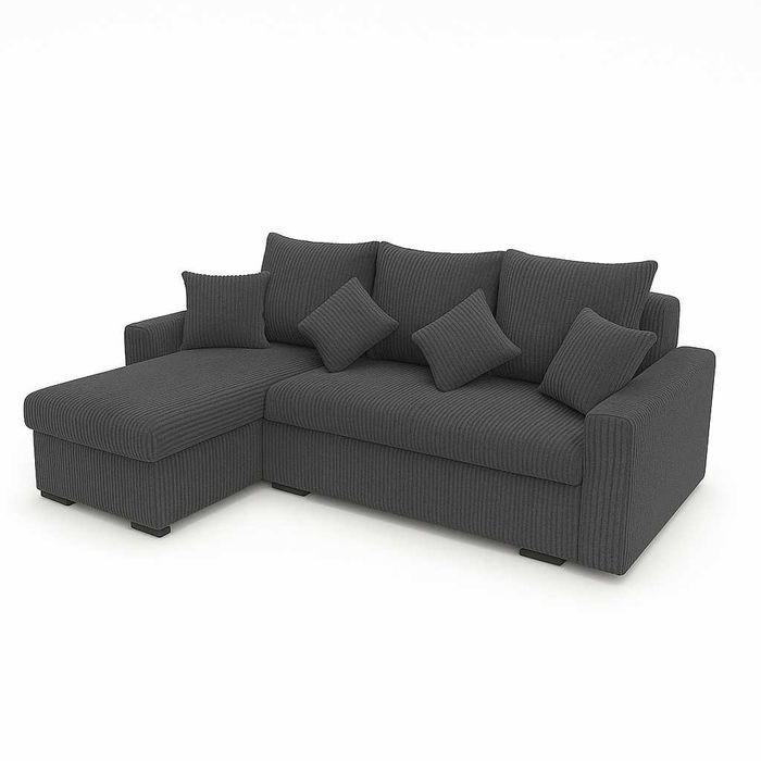 Narożnik Do Salonu JOY Kanapa Sofa Rozkładana 2 Pojemniki Na Pościel