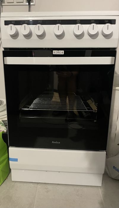 Kuchenka piekarnik indukcja ceramika AMICA  Nowa