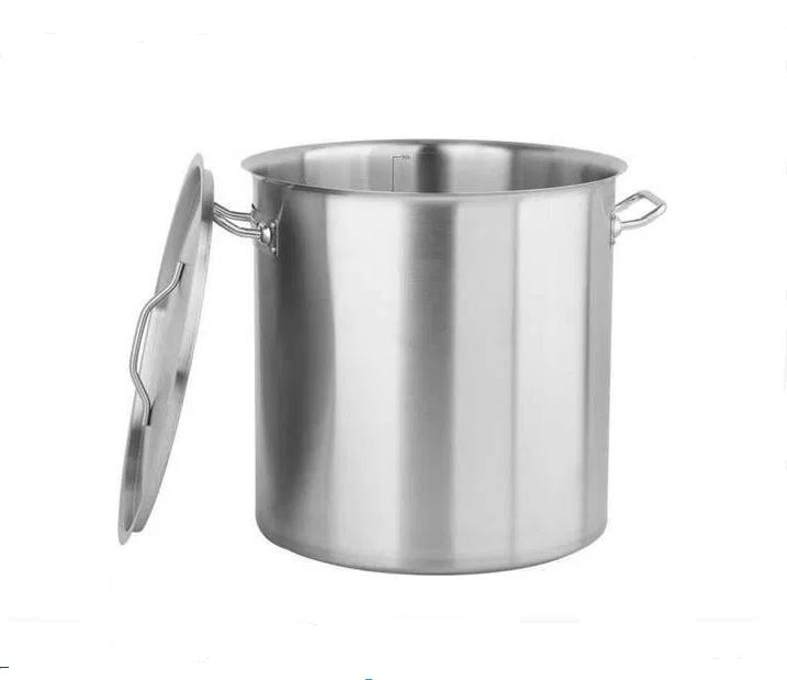 Garnek 12 l stal nierdzewna 10 L z pokrywą grube dno indukcja