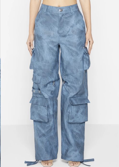 Manière De Voir брюки карго Vintage Marble Leather | нові S