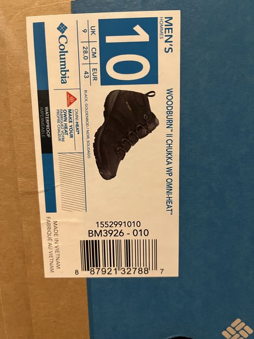 Чоловічі черевики  Columbia Woodburn