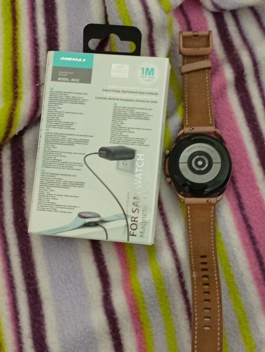 Smartwatch Samsung Galaxy watch3 com carregador
